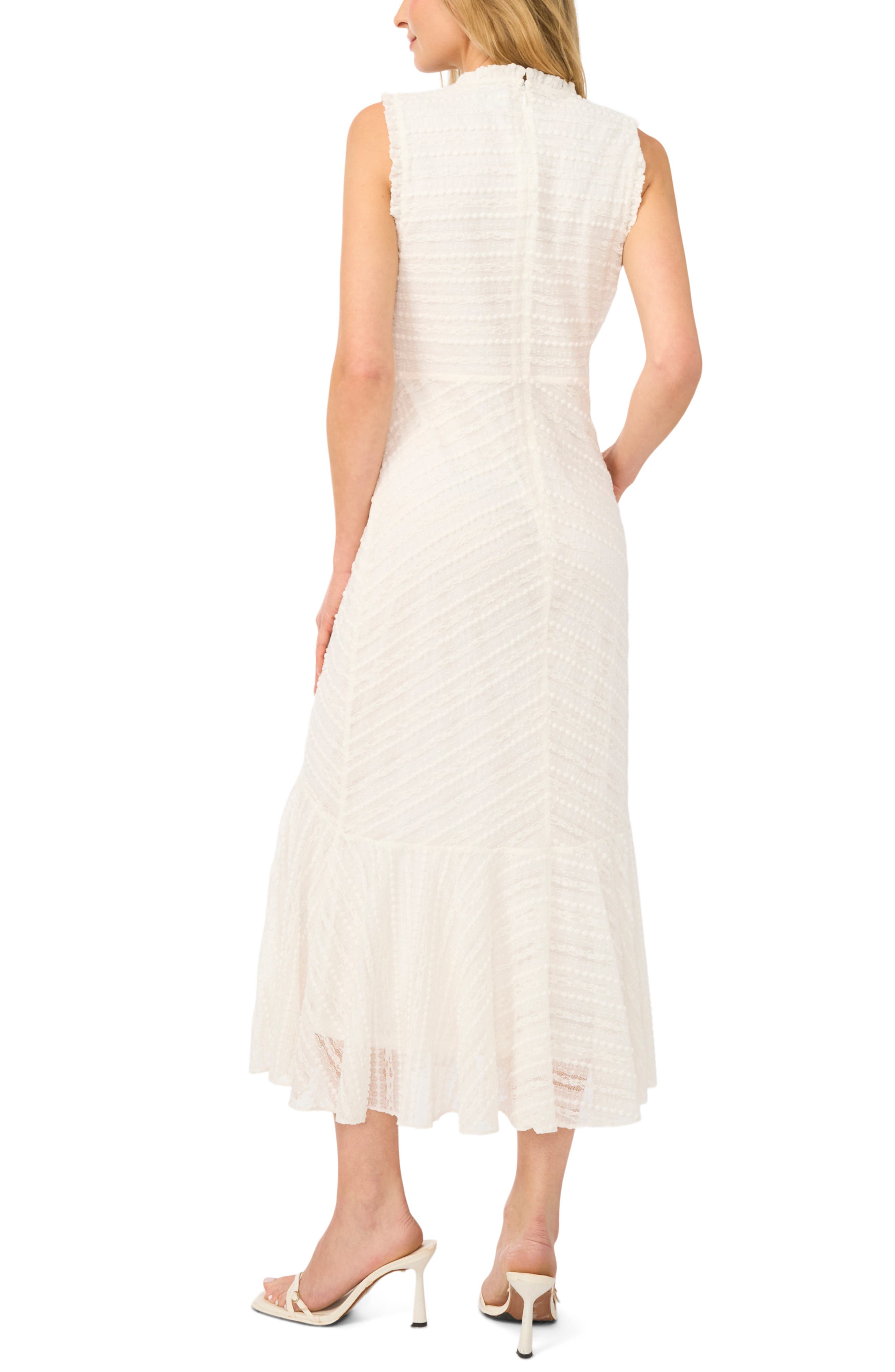 Sleeveless Ruffle Yoke Dress - image 2