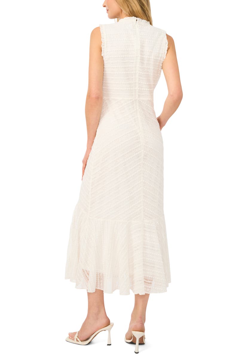 CeCe Sleeveless Ruffle Yoke Dress, Alternate, color, New Ivory