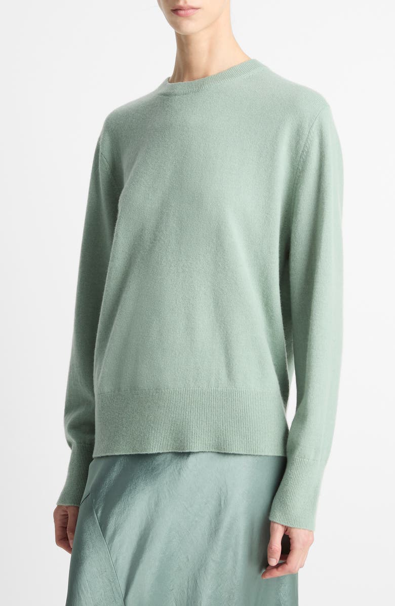 Vince Crewneck Cashmere Sweater, Alternate, color, Pistacchi