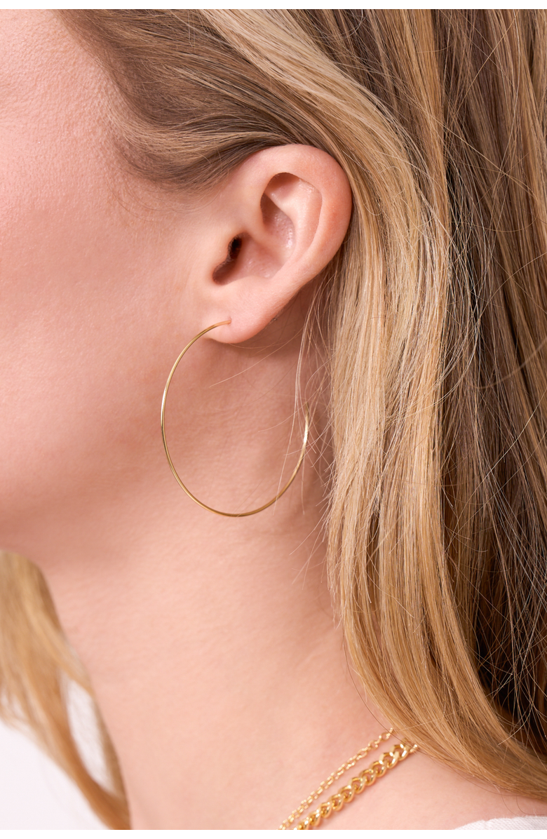 Electric Picks Homecoming Hoops, Alternate, color, Gold