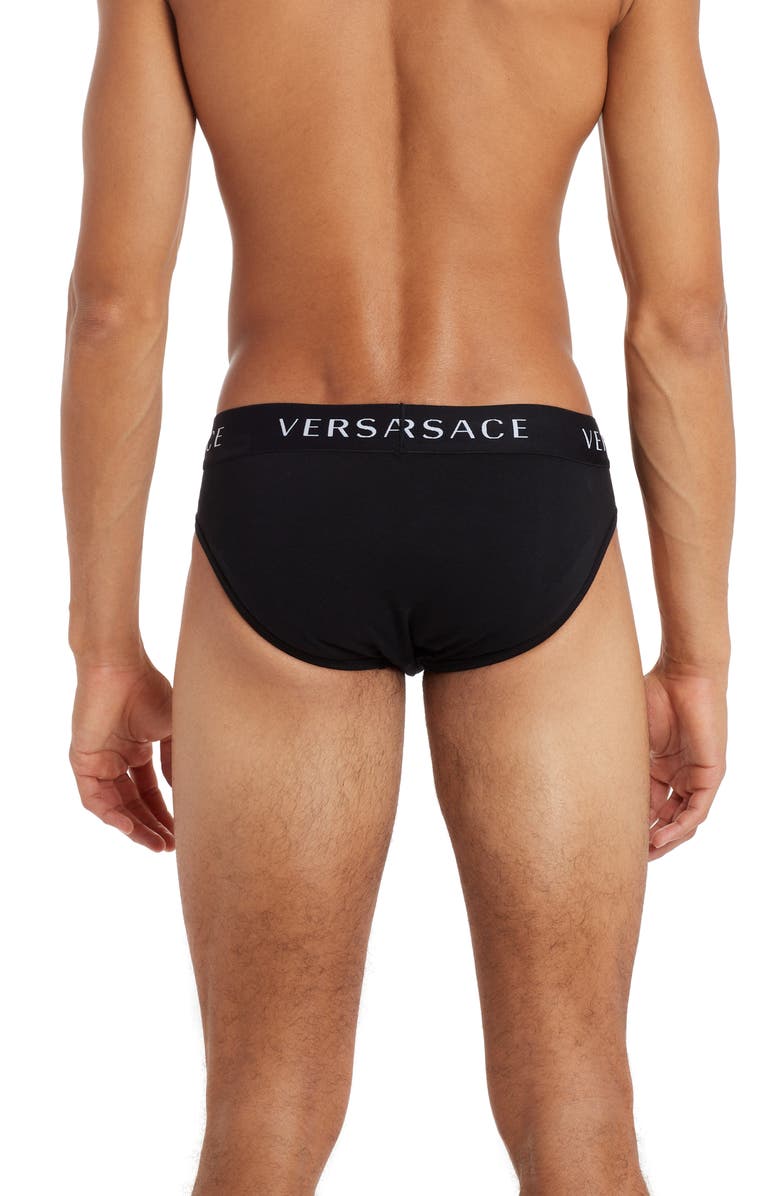 Versace Logo Briefs, Alternate, color,