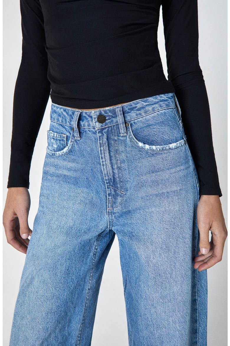 Taylor High Waist Crop Barrel Leg Jeans, Alternate, color, WHIRL