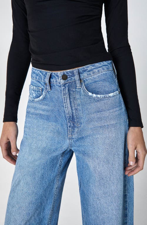 Unpublished Taylor High Waist Crop Barrel Leg Jeans In Whirl