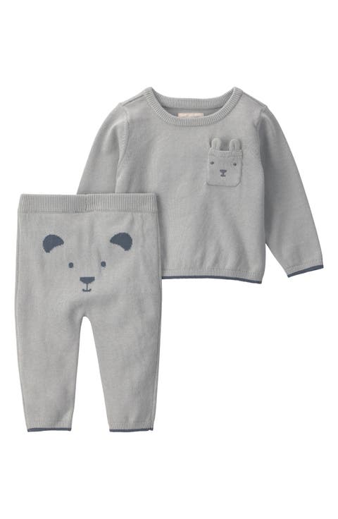 Kids' 2-Piece Organic Cotton Sweater & Pants Set