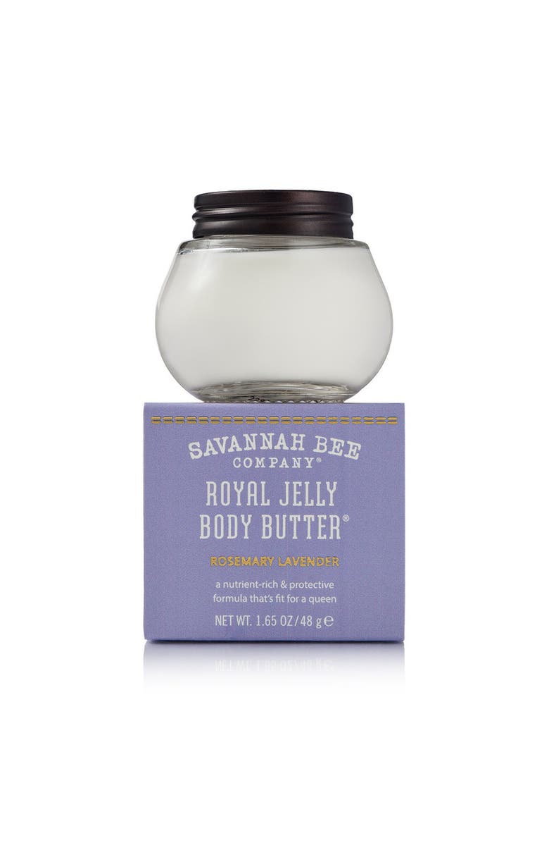 SAVANNAH BEE COMPANY Royal Jelly Body Butter - Rosemary Lavender in Various Sizes, Main, color, 1.65Oz