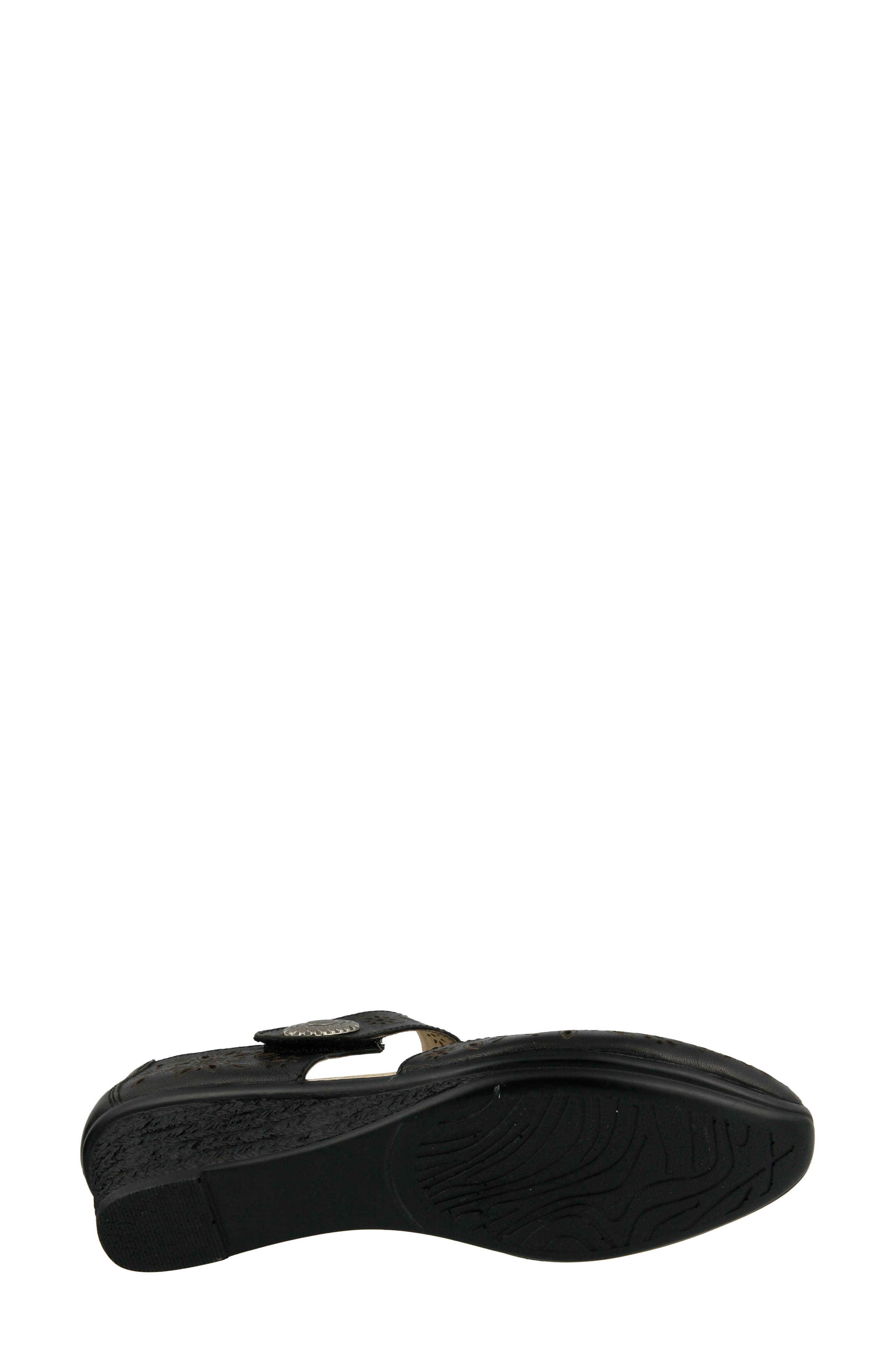 Spring Step Nougat Pump, Alternate, color, Black Leather