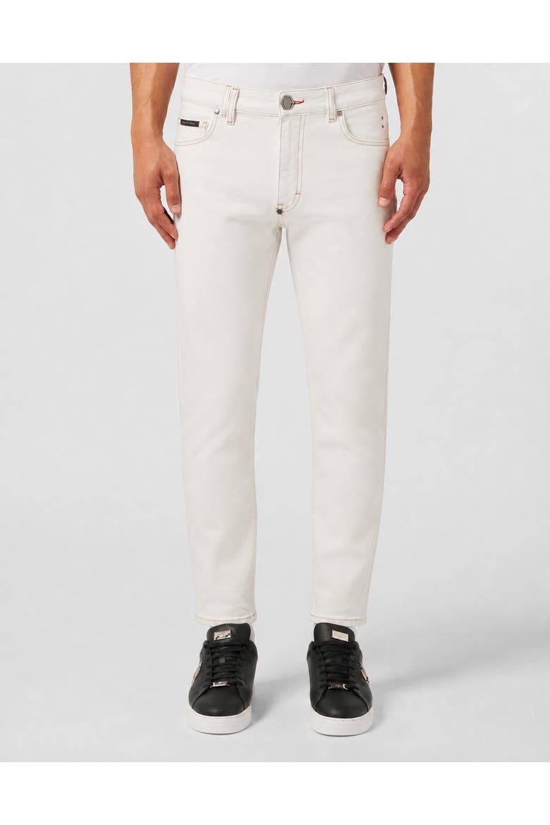 Detroit Fit Jeans Basic Men, Main, color, landscapewhite