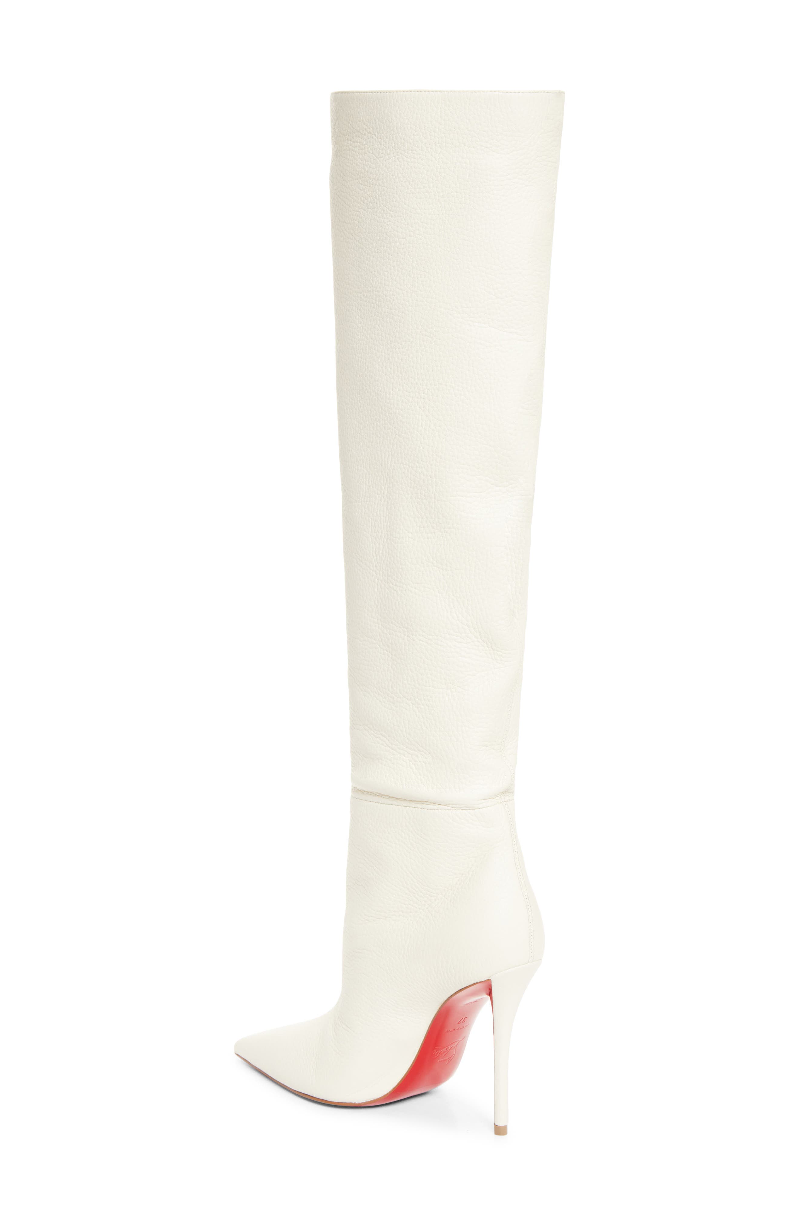 Zependris Leather Knee High Boot, Alternate, color, W699 SUZURAN