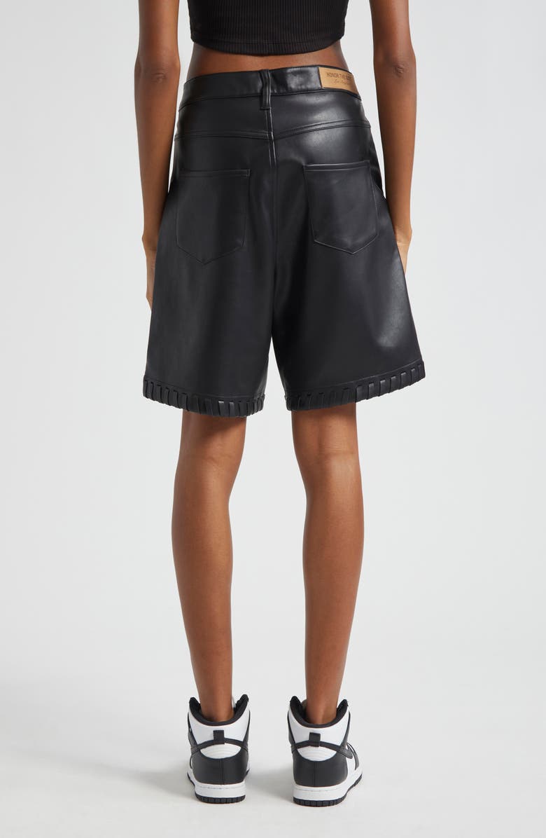 HONOR THE GIFT Faux Leather Shorts, Alternate, color, 
