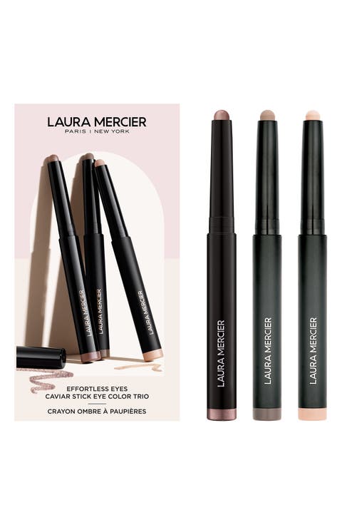 Effortless Eyes Caviar Stick Eye Shadow Trio Set $102 Value