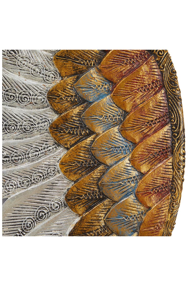 Goldtone Wood Carved Angel Wings Wall Decor - Set of 2, Alternate, color, GOLD