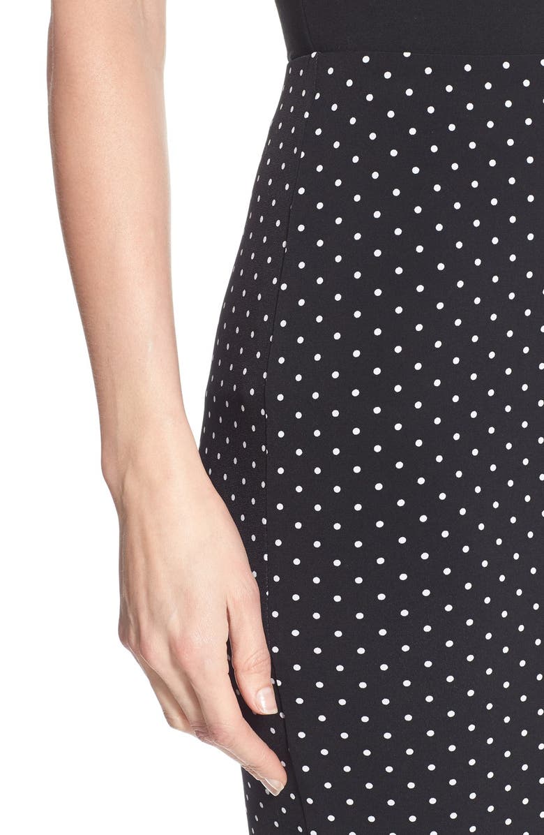 Vince Camuto 'Island Pin Dot' Midi Tube Skirt, Alternate, color,