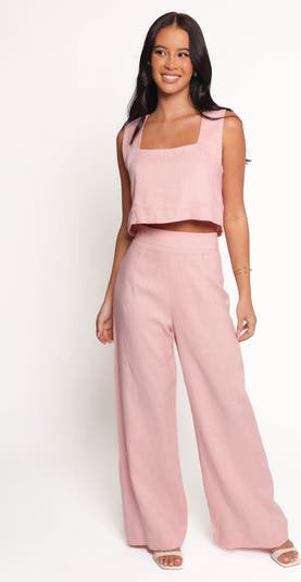 Devlin Linen Crop Tank