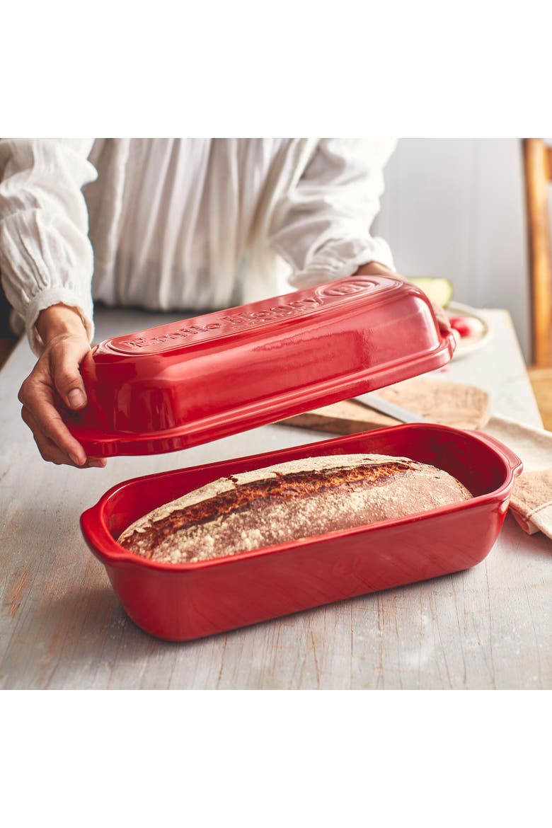 Italian Bread Loaf Baker, Alternate, color, Burgundy