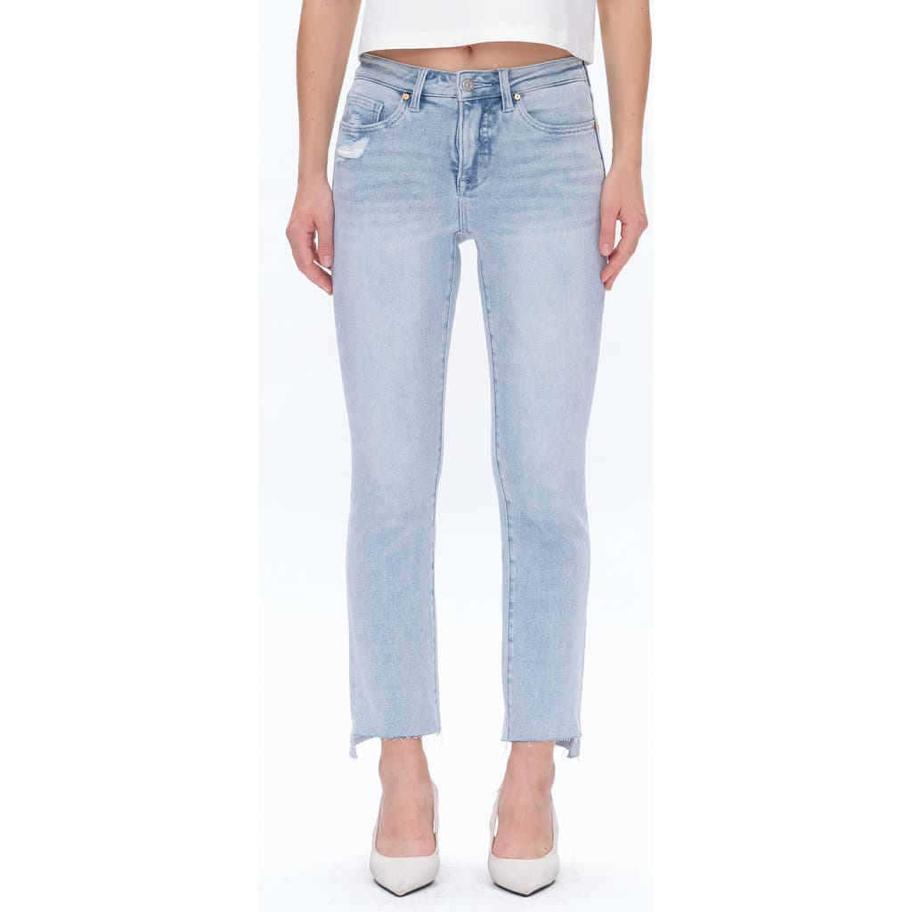 Bayeas Daisy High Waist Step Hem Slim Jeans