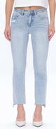 Bayeas Daisy High Waist Step Hem Slim Jeans