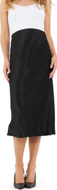 Ripe Maternity Crystal Satin Skirt