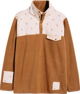 HAPPY CAMP3R Campy Dreams Fleece Quarter Snap Pullover