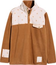 HAPPY CAMP3R Campy Dreams Fleece Quarter Snap Pullover