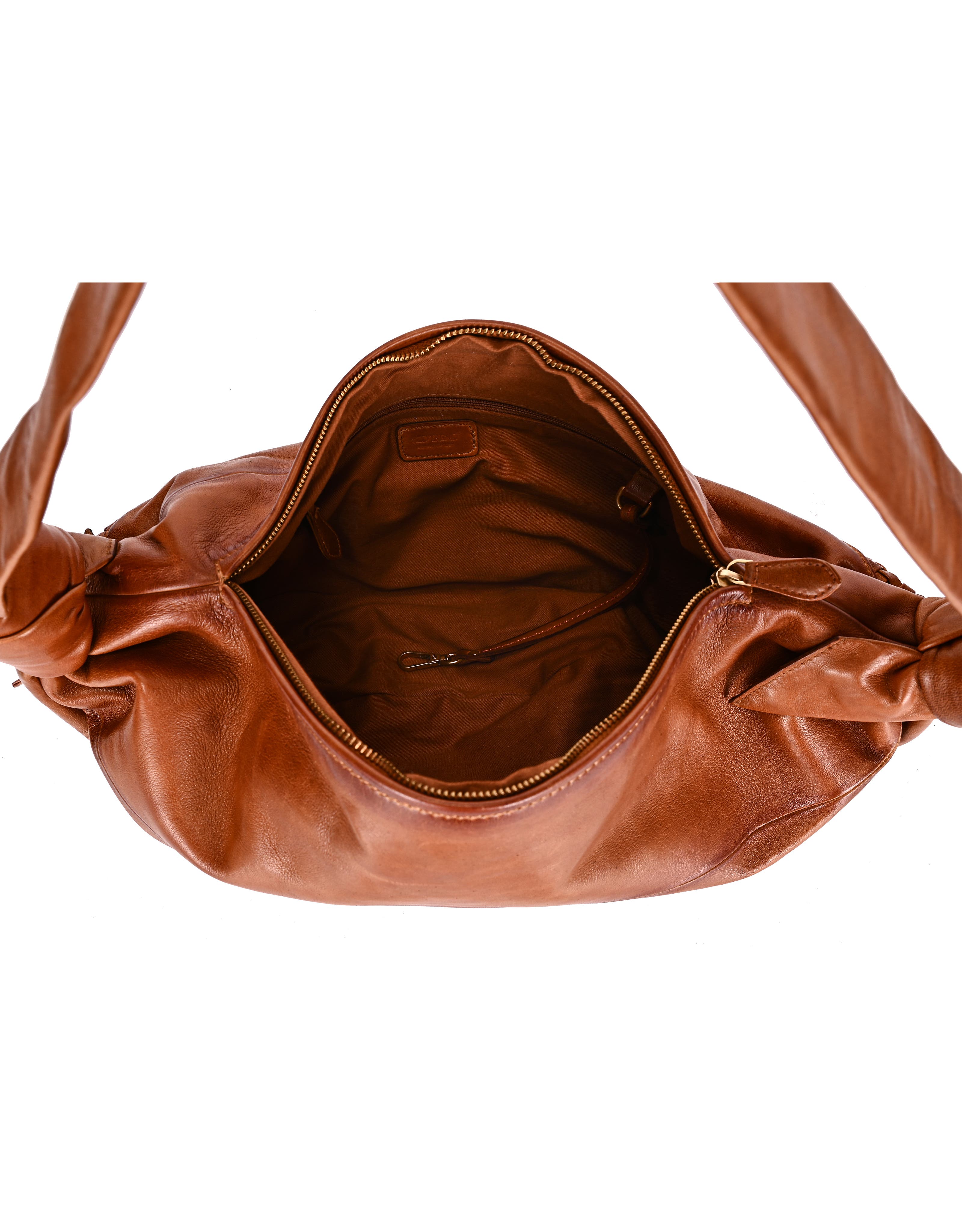 Lily Oversized Handwoven Convertible Leather Sling Bag, Alternate, color, Cognac