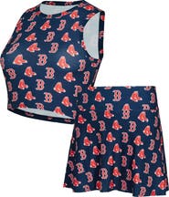CONCEPTS SPORT Women's Concepts Sport Navy Boston Red Sox Knit Tank Top & Skort Set