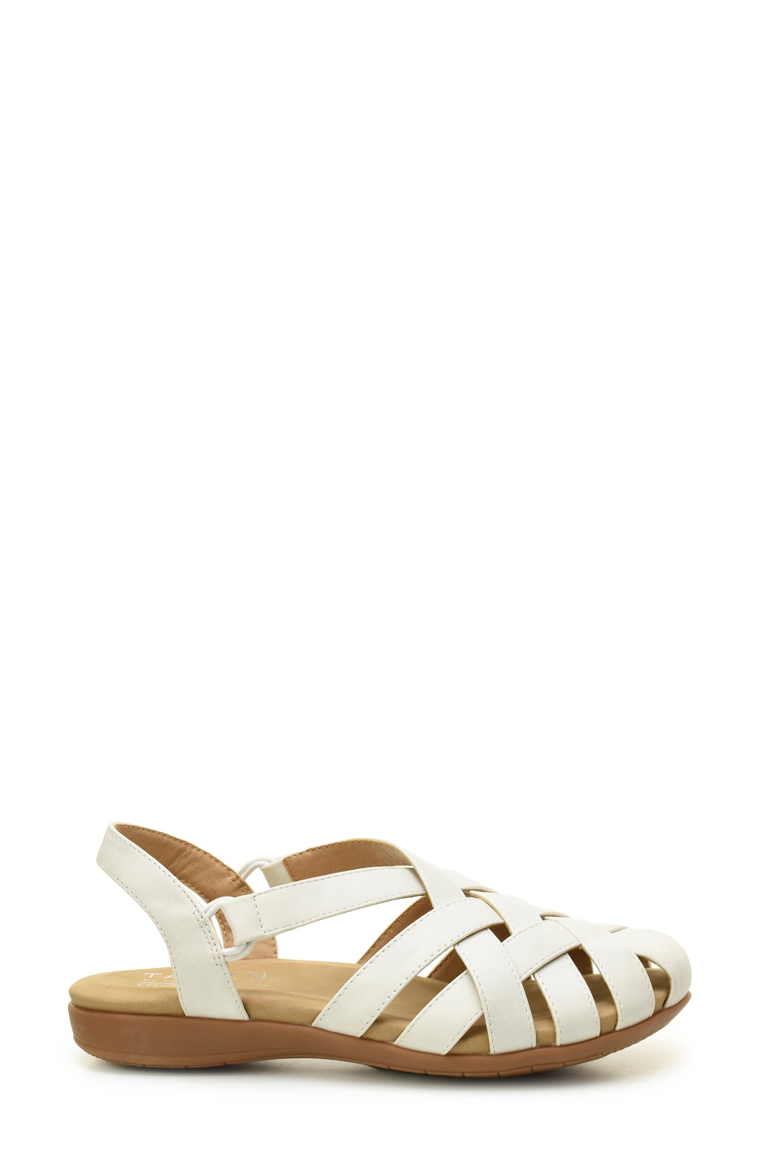 Woven Slingback Sandal, Alternate, color, PASHI SILVER METALLIC