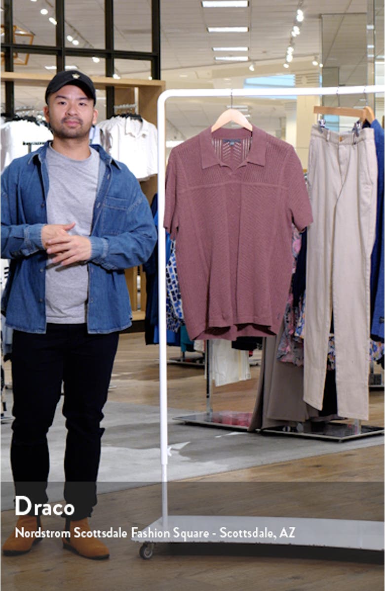 Theo Pointelle Polo Sweater, sales video thumbnail