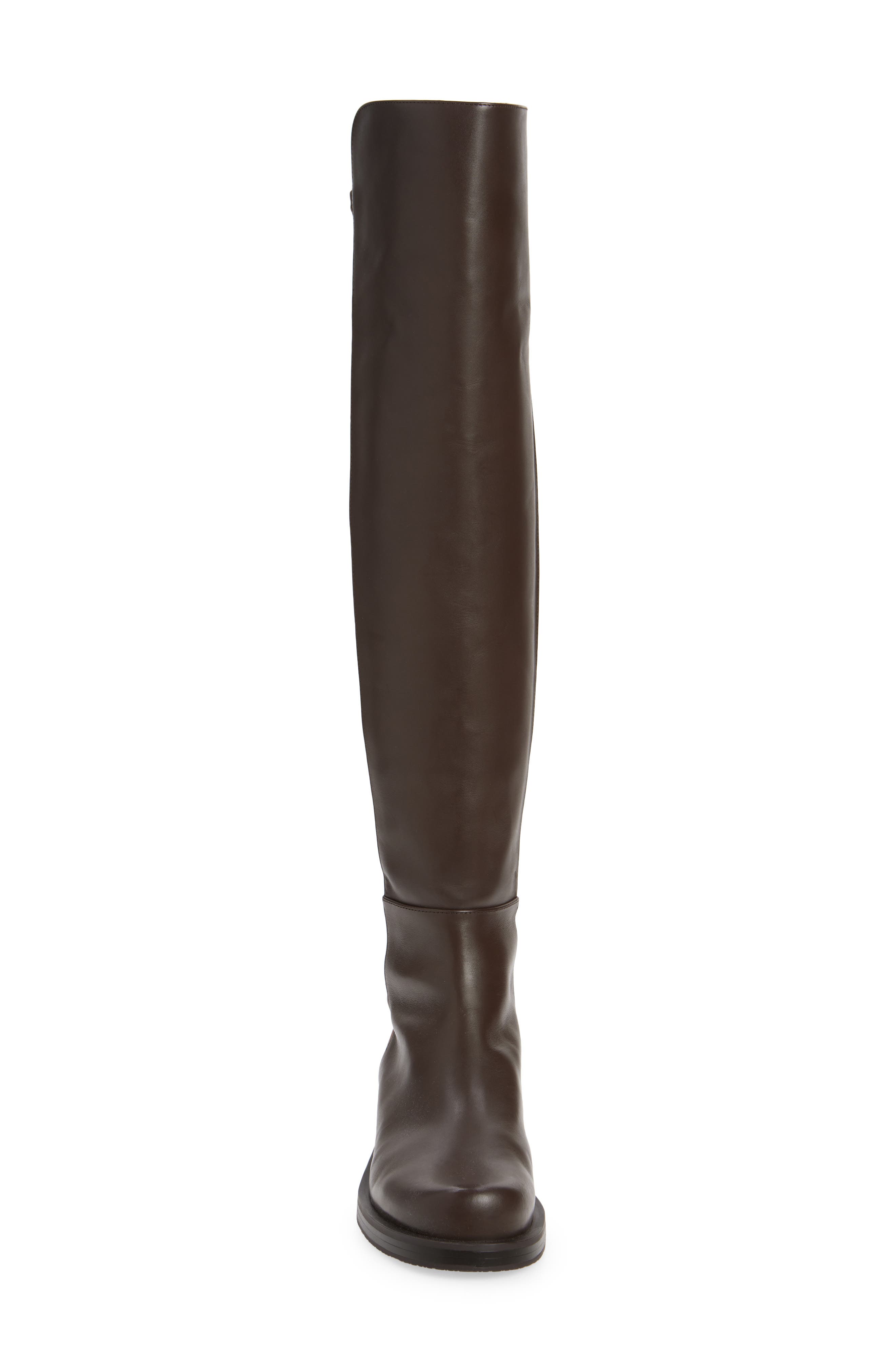 5050 Bold Over the Knee Boot, Alternate, color, WALNUT
