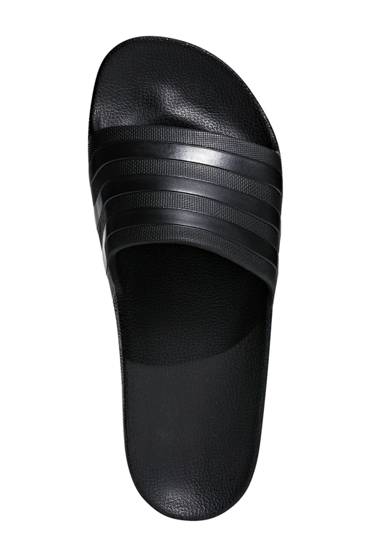 adidas Adilette Aqua Slide Sandal, Alternate, color, Cblack/Cbl