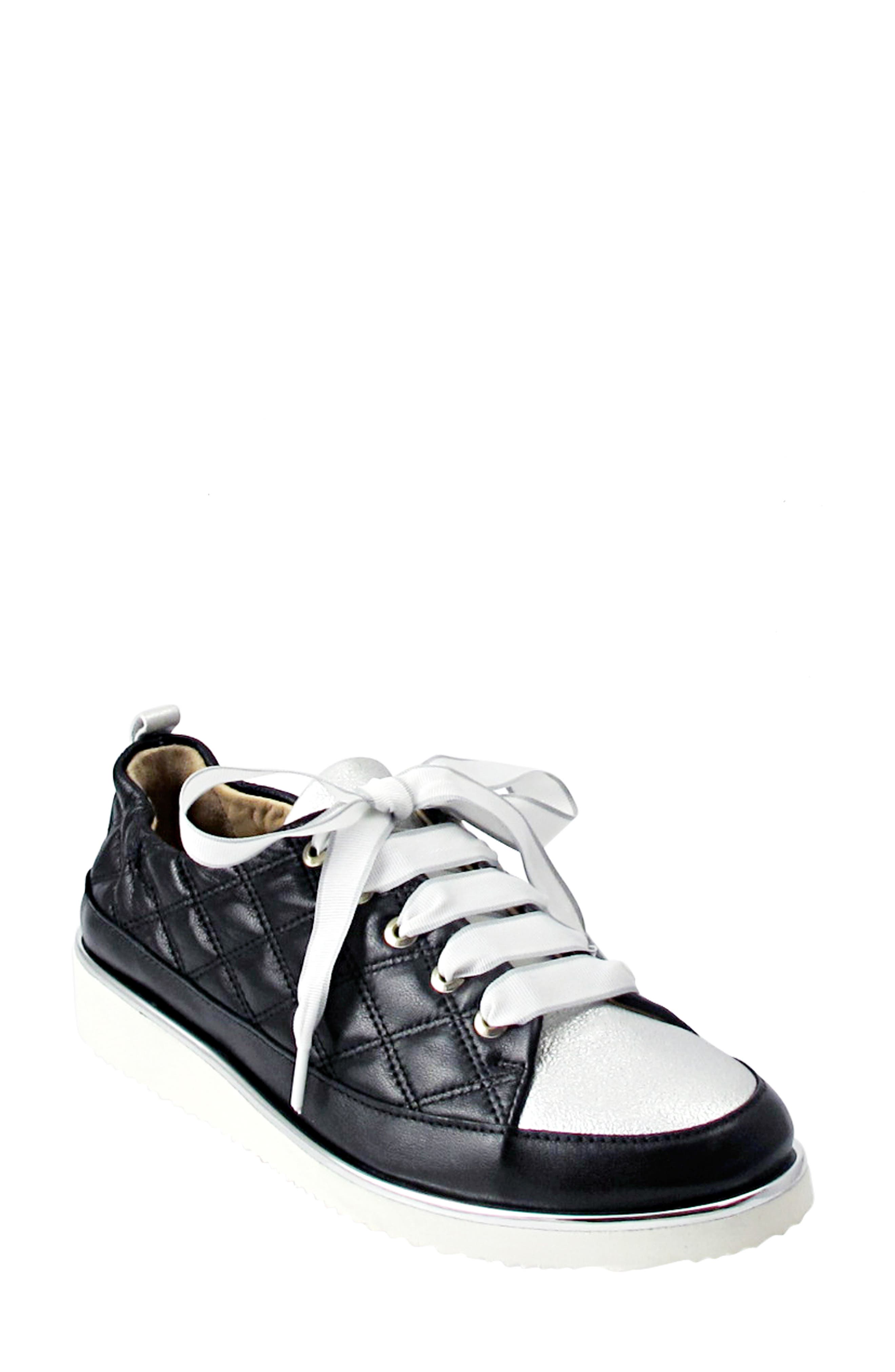 Ron White Novella Quilted Sneaker, Main, color, 