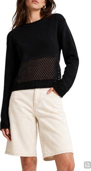 Love By Design Apollo Open Knit Pullover