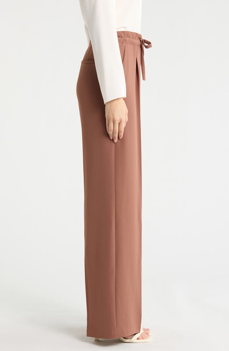 PAIGE Shiraz Drawstring Pants, Alternate, color, Truffle