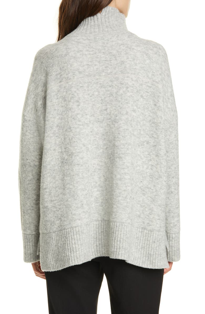 Club Monaco Oversize Turtleneck Sweater, Alternate, color, 