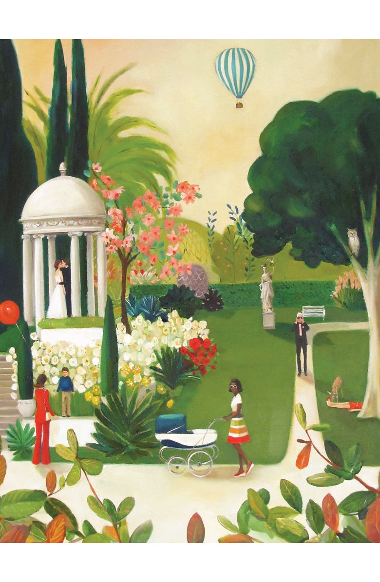 NEW YORK PUZZLE COMPANY Fainting in the Botanical Garden 1000 Piece Puzzle, Alternate, color, NO COLOR