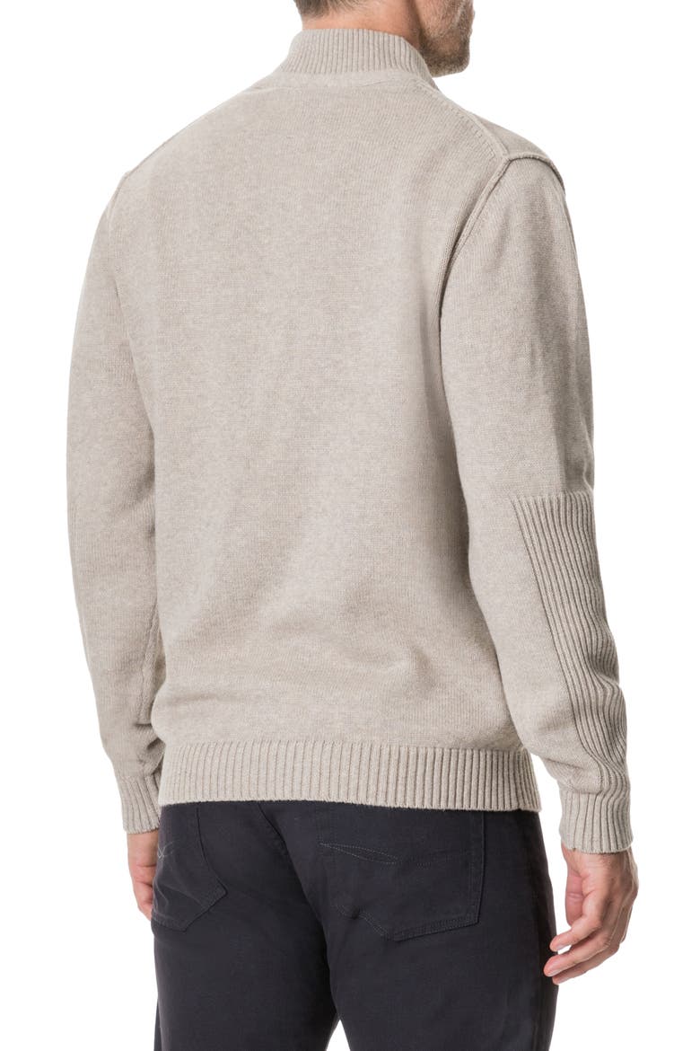 Kent Terrace Quarter Button Sweater, Alternate, color, BISCUIT
