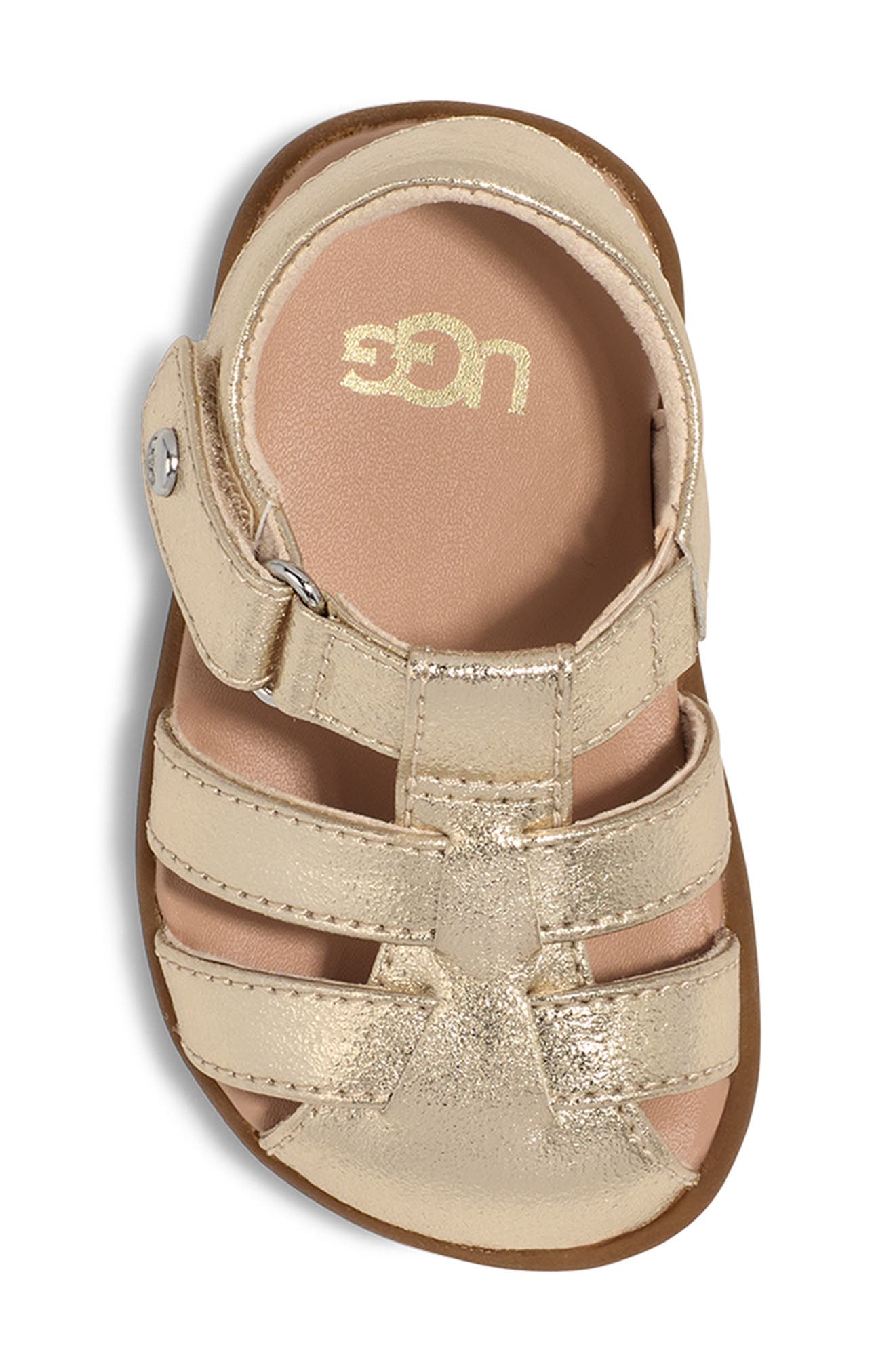 UGG<sup>®</sup> Kolding Metallic Fisherman Sandal, Alternate, color, 