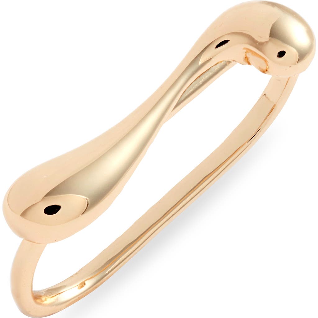Open Edit Teardrop Two-finger Ring