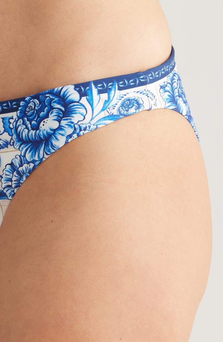 Agua Bendita Ilu Azure Reversible Swim Bottoms, Alternate, color, Multicolor