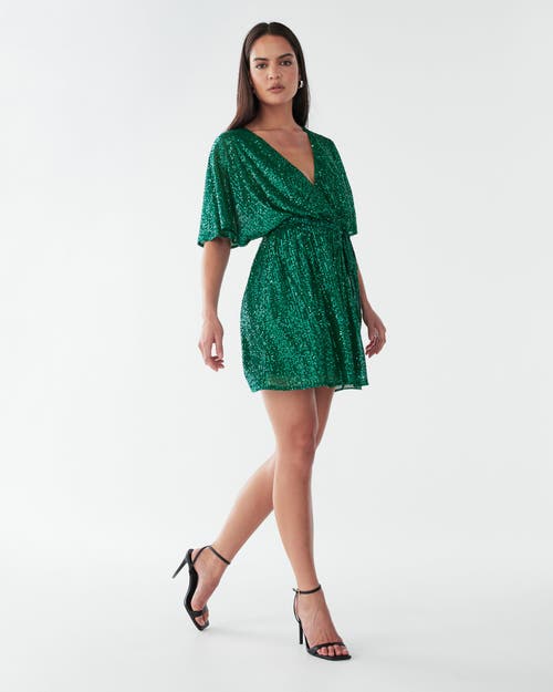 Bwldr Danae Mini Dress In Green