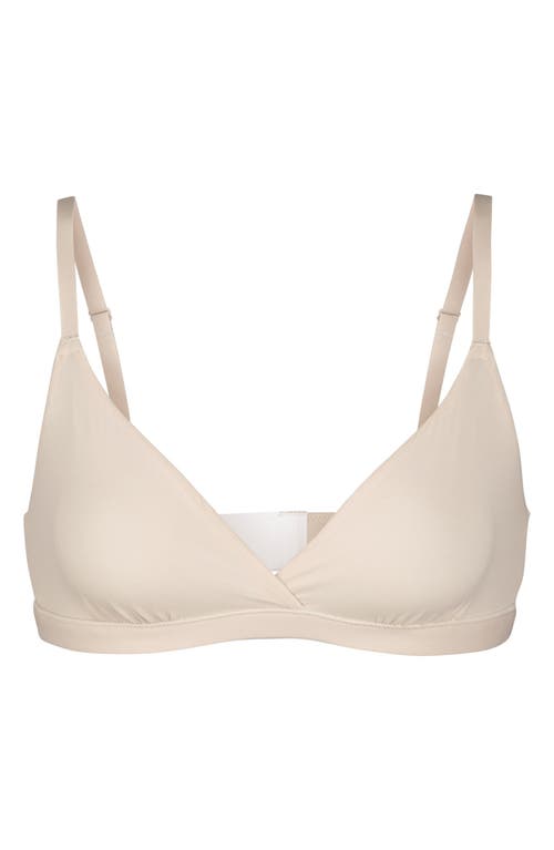 Skims Fits Everybody Crossover Bralette In Sand