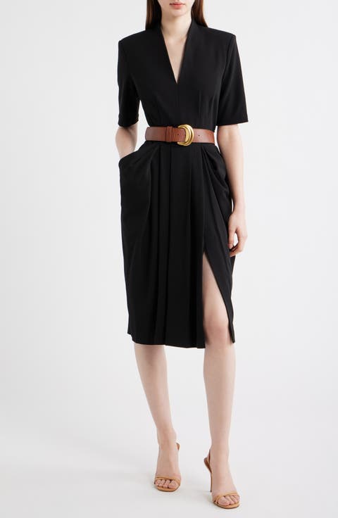 Belted Sheath Dress