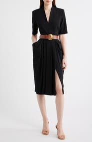 Donna Karan New York Belted Sheath Dress