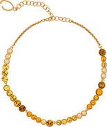 Oscar de la Renta Cascade Rhinestone Necklace