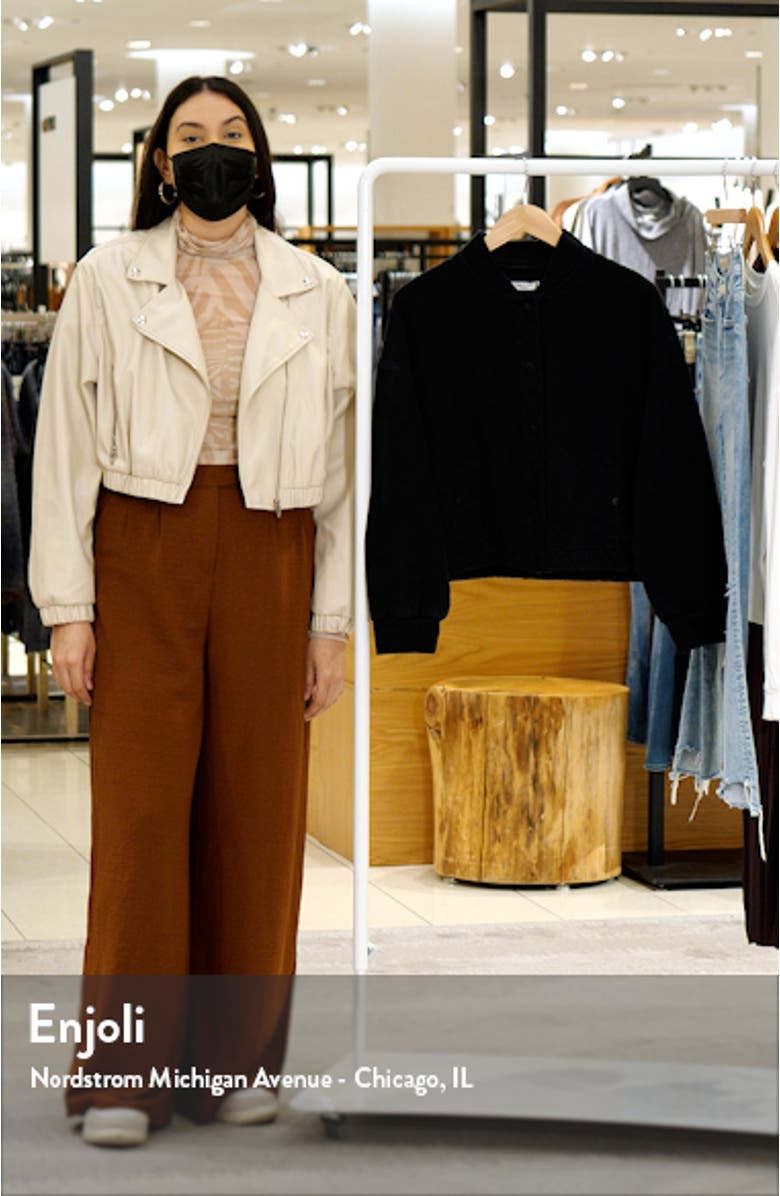 Val Quilted Cropped Denim Jacket, sales video thumbnail