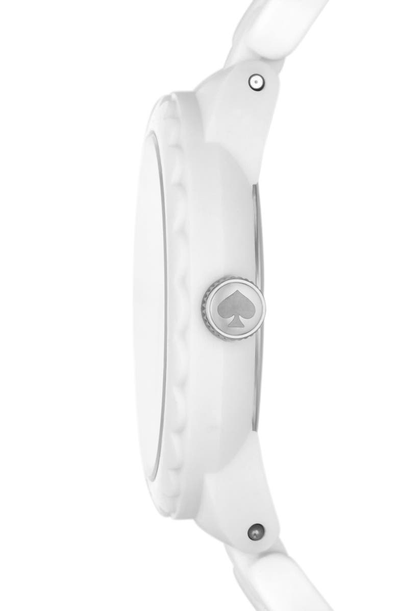 Kate Spade New York morningside silicone bracelet watch, 34mm, Alternate, color,