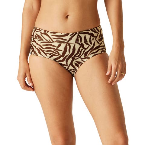 Paloma Zebra Print Swim Briefs
