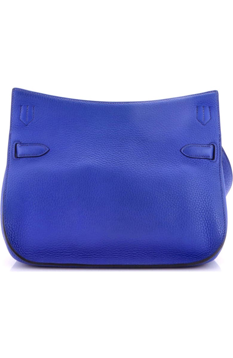 Pre-Owned Hermes Jypsiere Bag Clemence 28, Alternate, color, Bleu Electrique