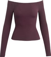 Favorite Daughter The Sydney Off the Shoulder Long Sleeve Top