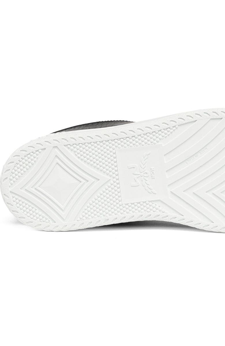 MCM Women's Neo Terrain Lo Sneakers in Visetos, Alternate, color, Black