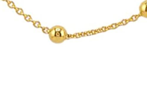 American Exchange Beaded Chain Necklace In Gold